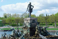 Петергоф. Верхний сад. фонтан «Нептун»